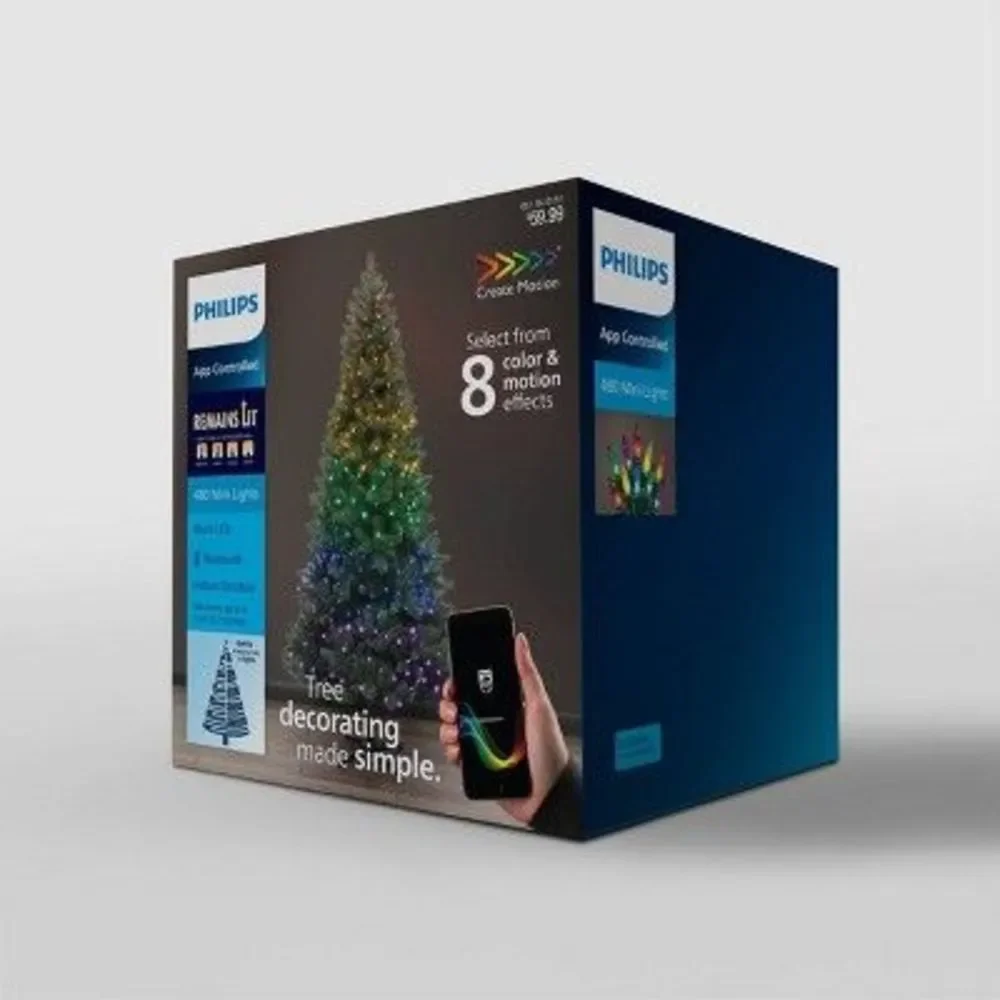 New in box! Philips Rainbow Multicolor LED String Lights